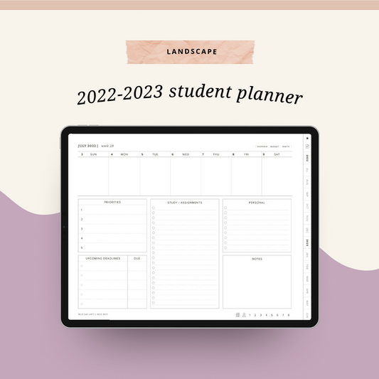 2022-2023 Digital Student Planner - Landscape