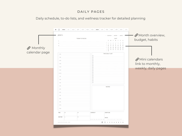 2022-2023 Digital Student Planner - Portrait