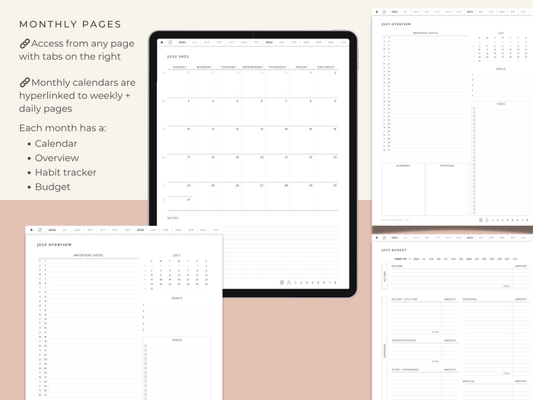 2022-2023 Digital Student Planner - Portrait