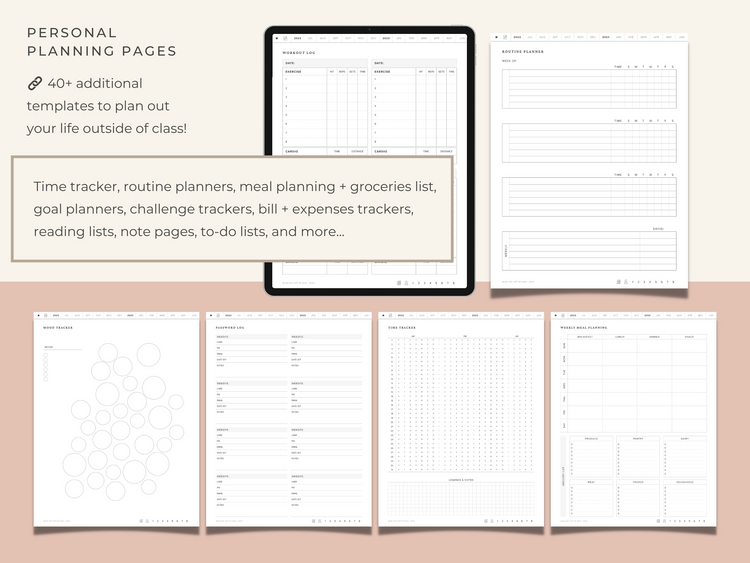 2022-2023 Digital Student Planner - Portrait