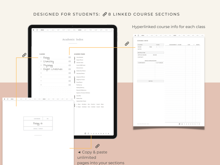 2022-2023 Digital Student Planner - Portrait