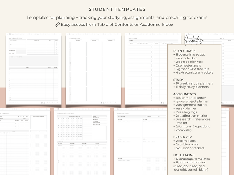 2022-2023 Digital Student Planner - Portrait