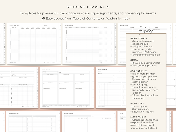 2022-2023 Digital Student Planner - Landscape