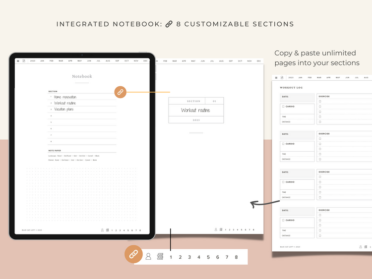 2023 Digital Planner - Portrait - Schedule