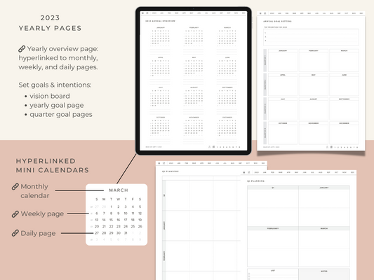 2023 Digital Planner - Portrait - Schedule