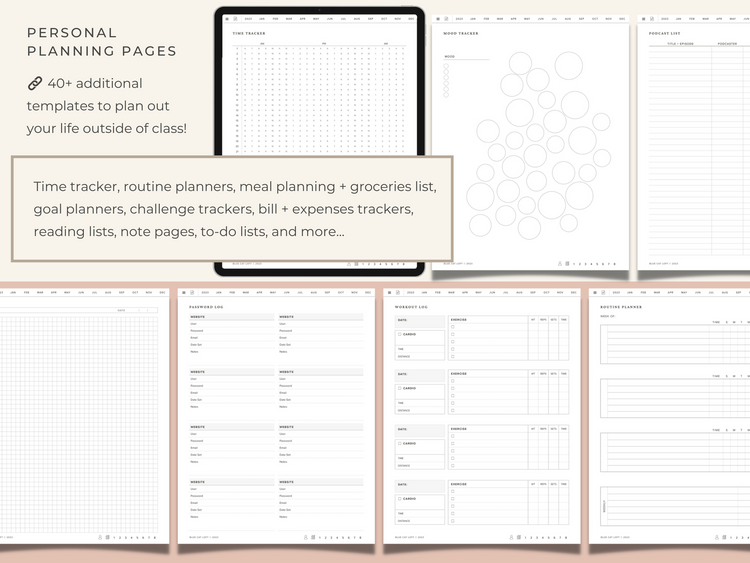 2023 Digital Planner - Portrait - Schedule