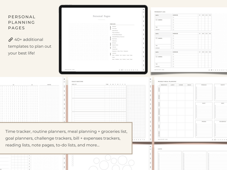 2023 Digital Planner - Landscape - Ruled