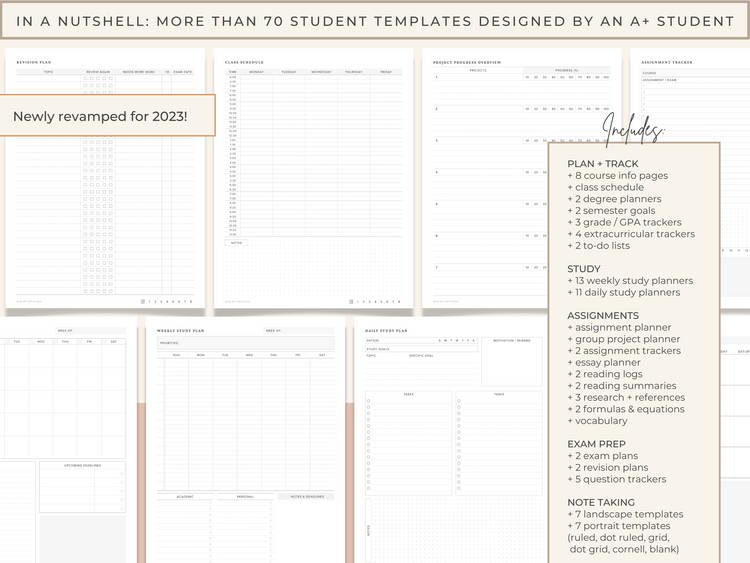 Digital Student Organizer - Landscape