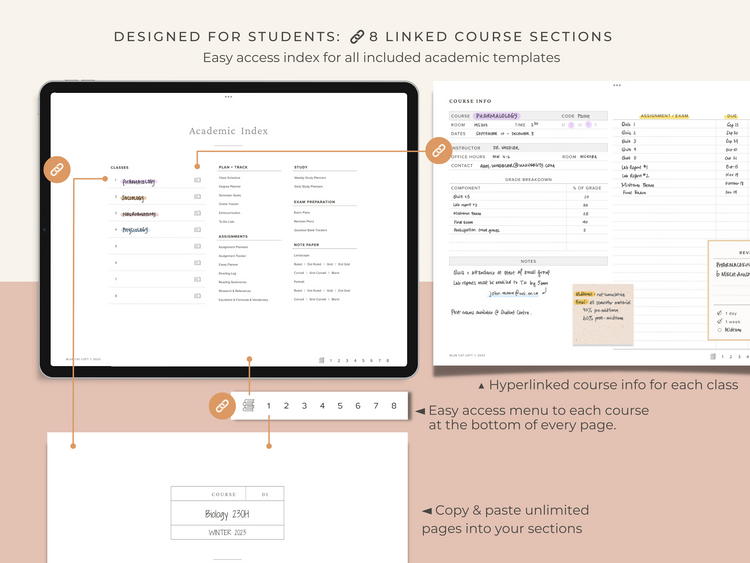 Digital Student Organizer - Landscape