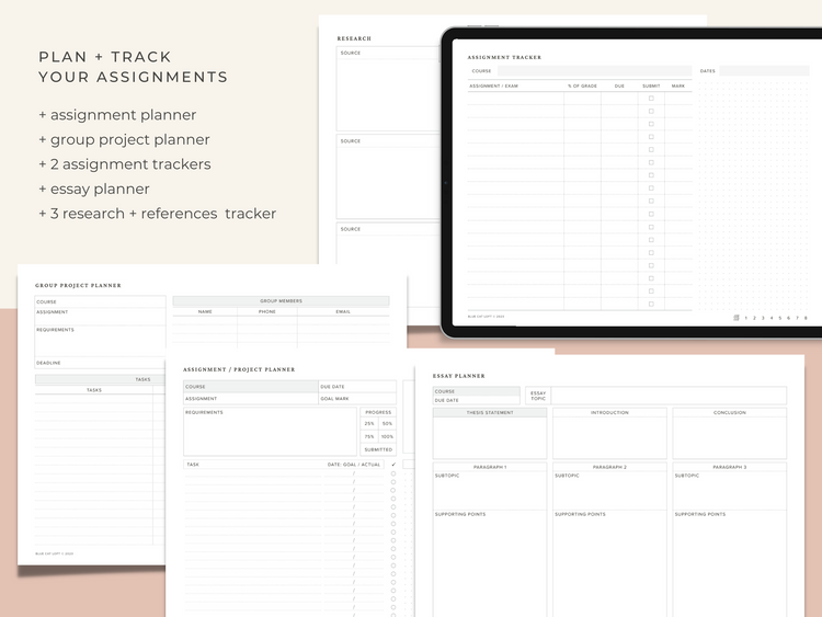 Digital Student Organizer - Landscape