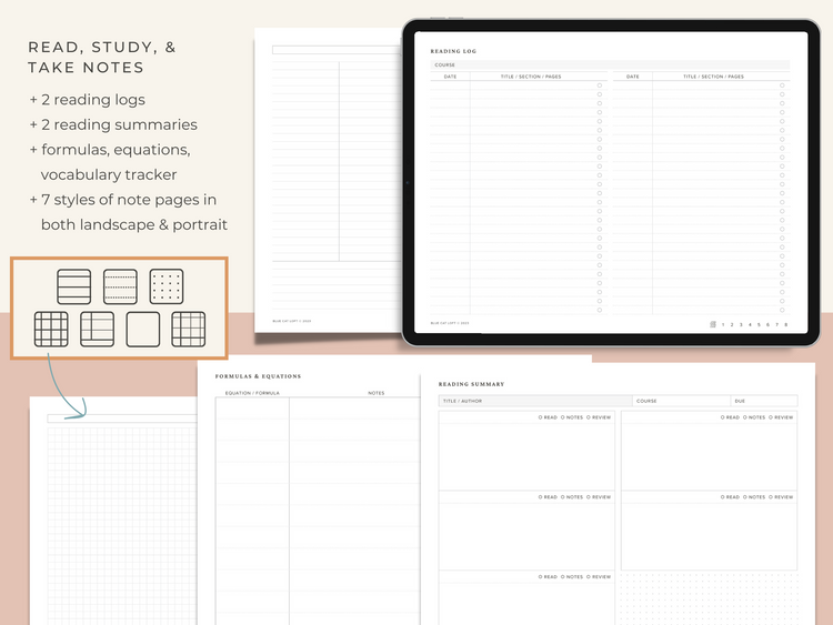 Digital Student Organizer - Landscape