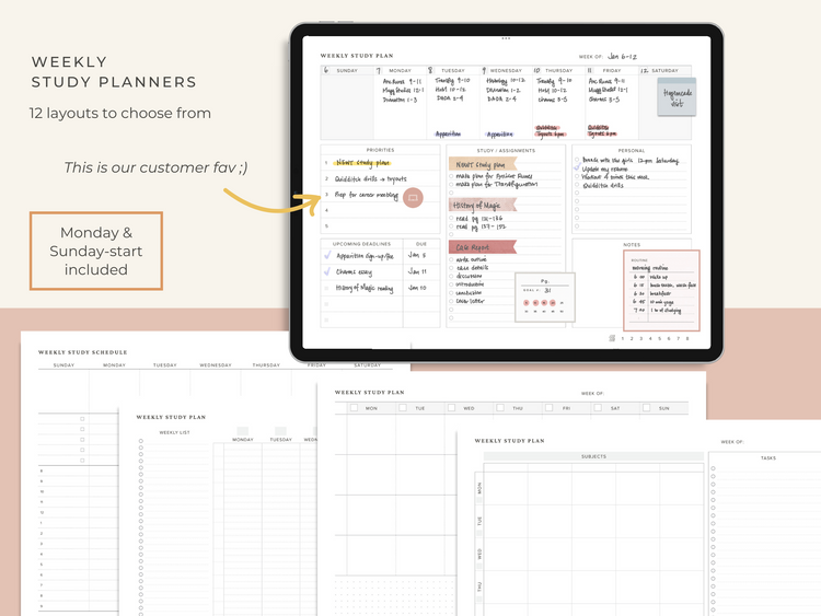 Digital Student Organizer - Landscape