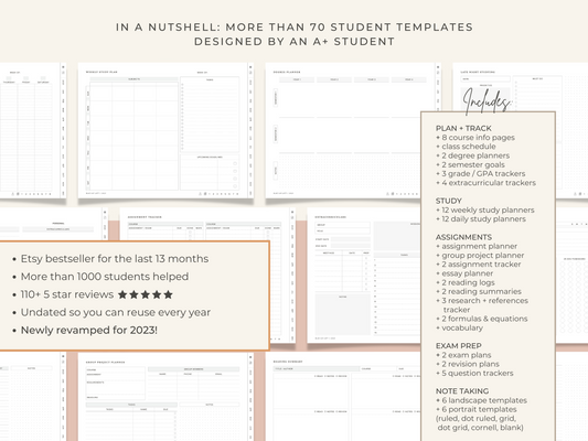 Digital Student Organizer - Landscape