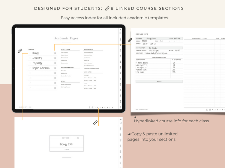 2023 Digital Student Planner