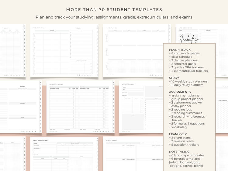 2023 Digital Student Planner